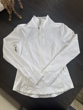 Lululemon White Women's Define Zip-Up Active Jacket